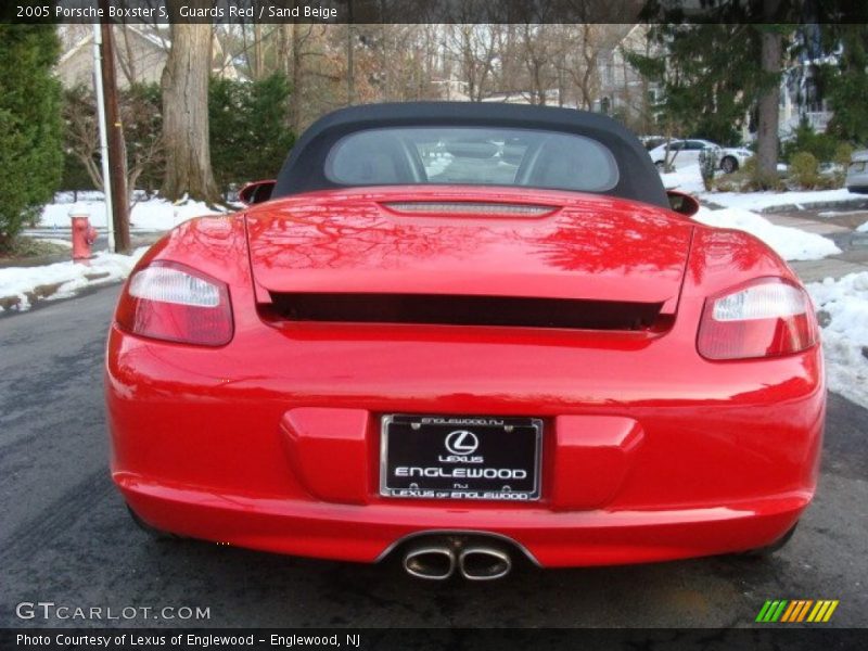 Guards Red / Sand Beige 2005 Porsche Boxster S