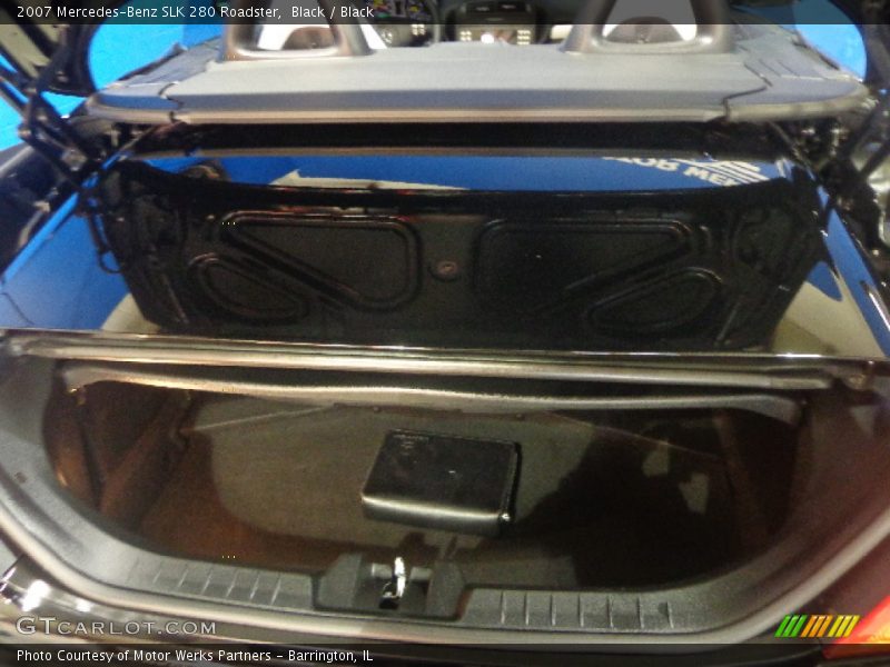 Black / Black 2007 Mercedes-Benz SLK 280 Roadster