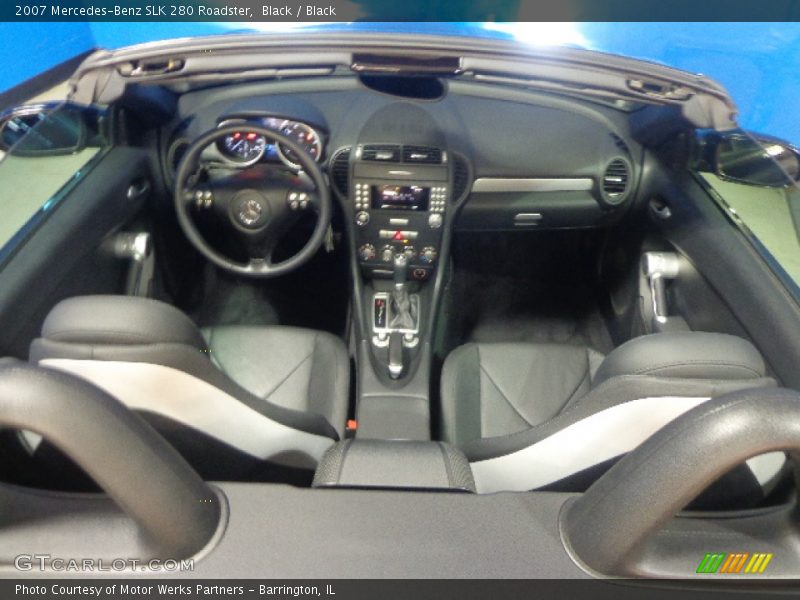 Black / Black 2007 Mercedes-Benz SLK 280 Roadster