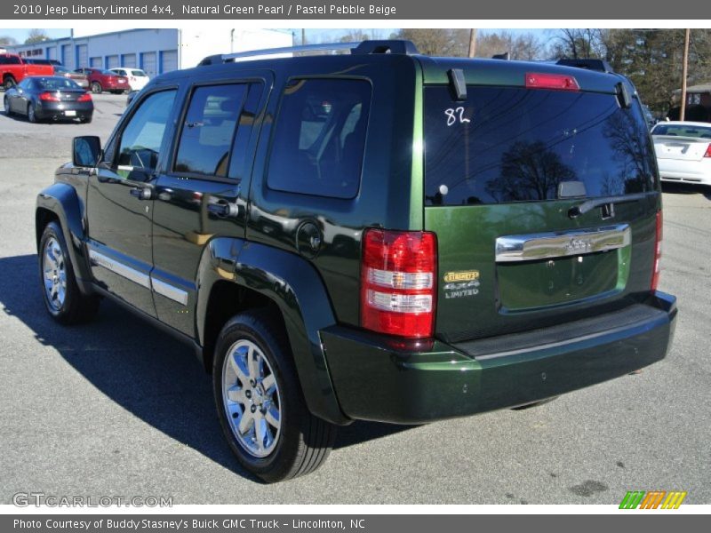 Natural Green Pearl / Pastel Pebble Beige 2010 Jeep Liberty Limited 4x4