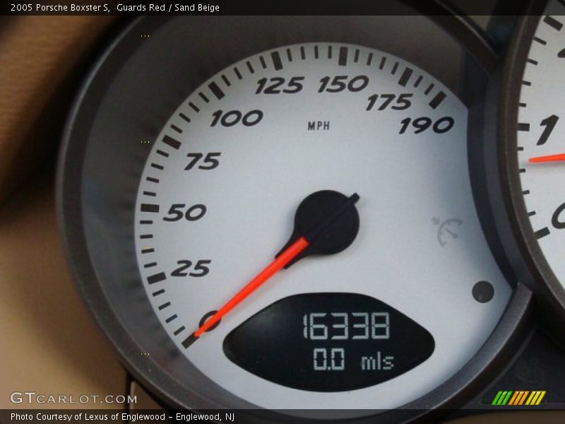 Guards Red / Sand Beige 2005 Porsche Boxster S