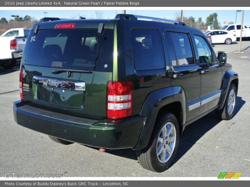 Natural Green Pearl / Pastel Pebble Beige 2010 Jeep Liberty Limited 4x4