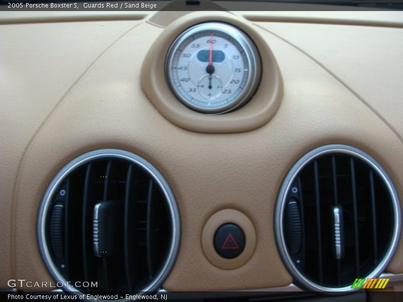 Guards Red / Sand Beige 2005 Porsche Boxster S