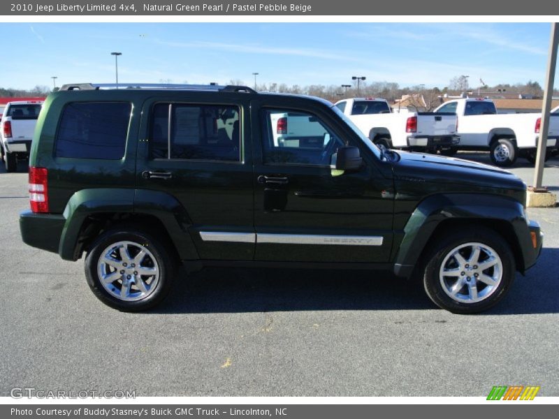 Natural Green Pearl / Pastel Pebble Beige 2010 Jeep Liberty Limited 4x4