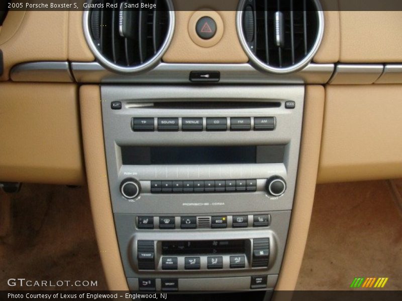 Controls of 2005 Boxster S
