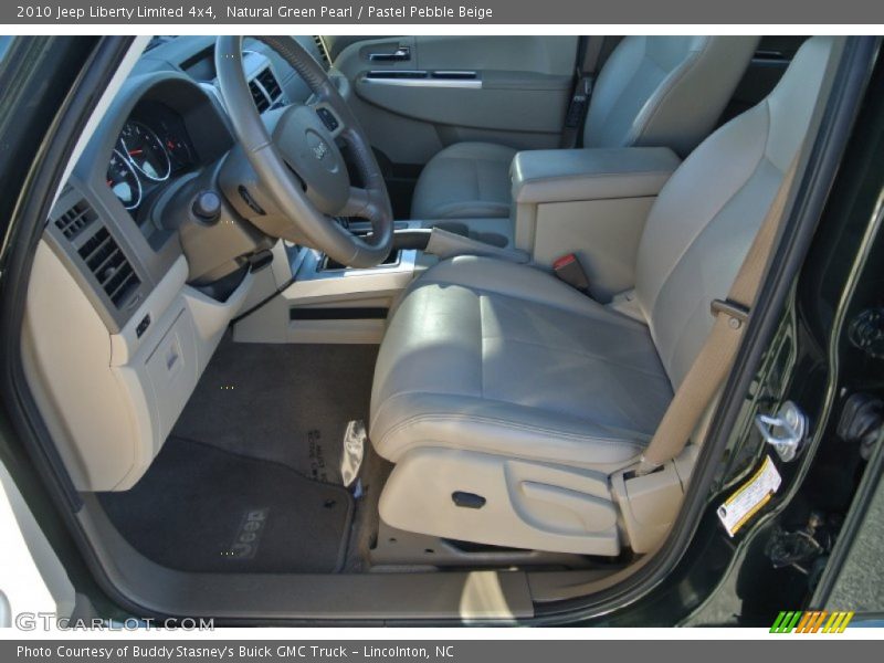 Natural Green Pearl / Pastel Pebble Beige 2010 Jeep Liberty Limited 4x4