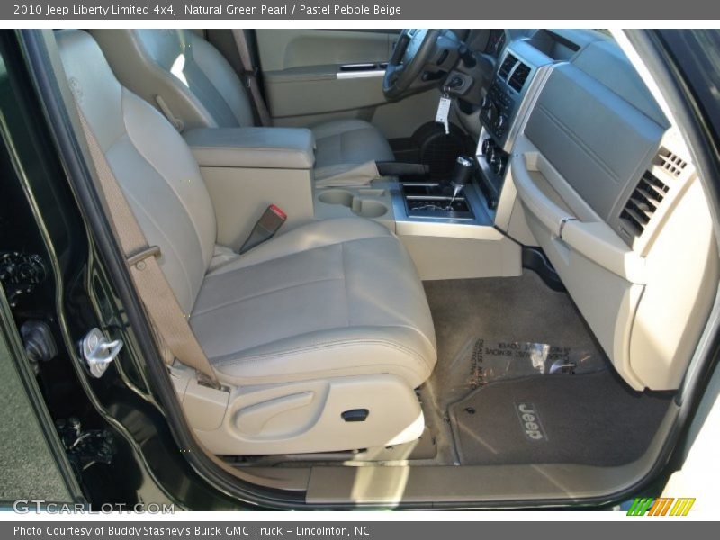 Natural Green Pearl / Pastel Pebble Beige 2010 Jeep Liberty Limited 4x4