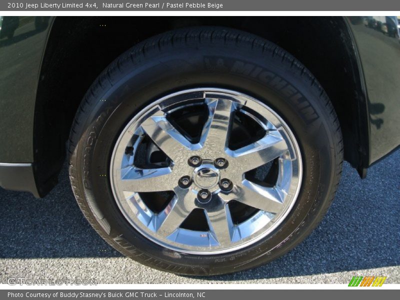 Natural Green Pearl / Pastel Pebble Beige 2010 Jeep Liberty Limited 4x4