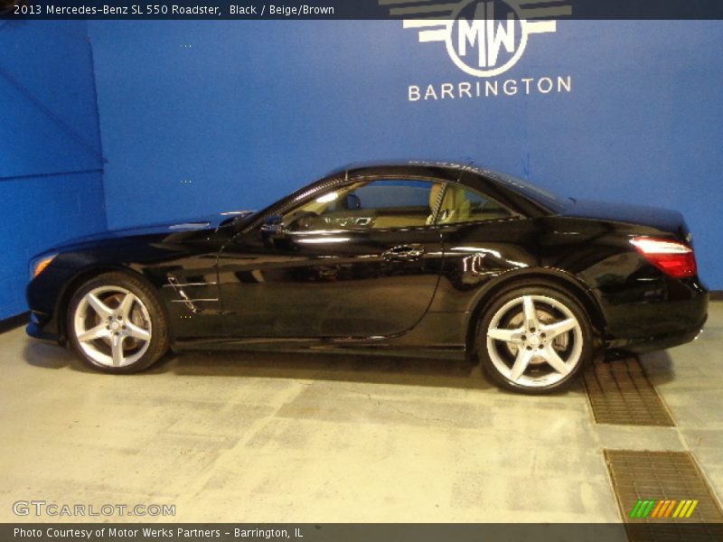 Black / Beige/Brown 2013 Mercedes-Benz SL 550 Roadster