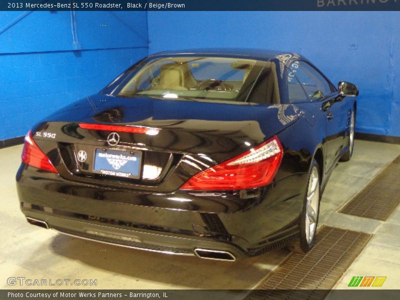 Black / Beige/Brown 2013 Mercedes-Benz SL 550 Roadster