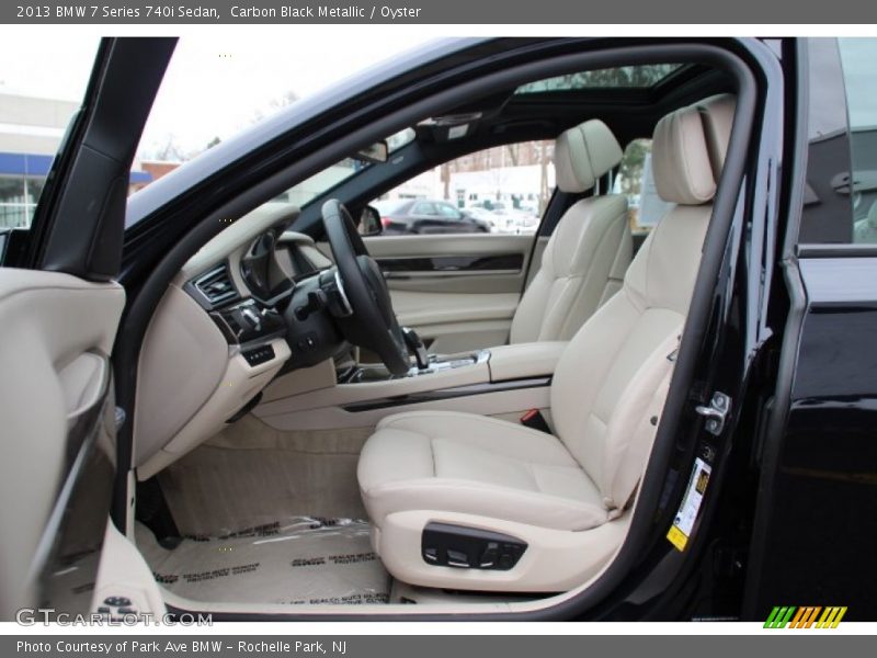 Front Seat of 2013 7 Series 740i Sedan