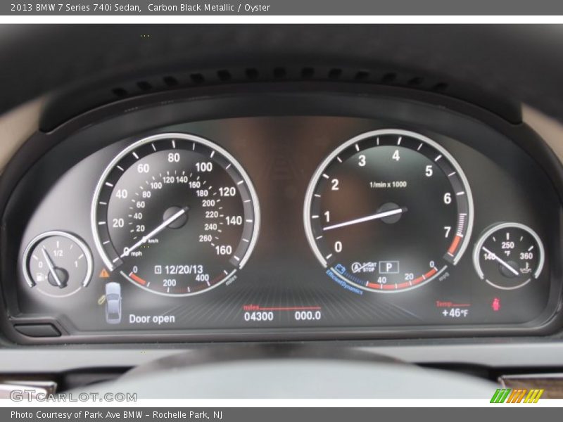  2013 7 Series 740i Sedan 740i Sedan Gauges