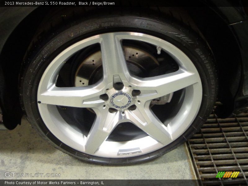 Black / Beige/Brown 2013 Mercedes-Benz SL 550 Roadster