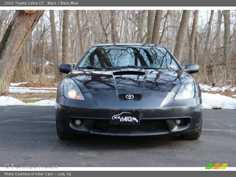 Black / Black/Blue 2002 Toyota Celica GT