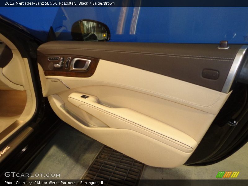 Black / Beige/Brown 2013 Mercedes-Benz SL 550 Roadster