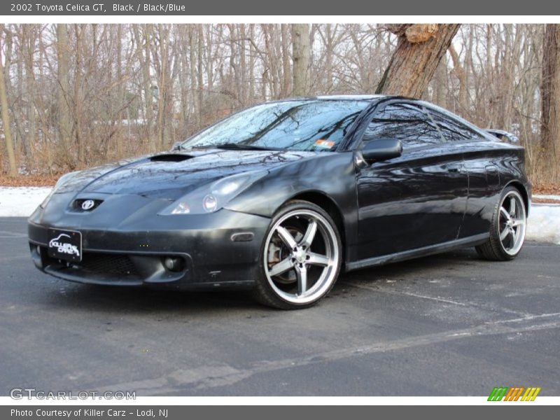 Black / Black/Blue 2002 Toyota Celica GT