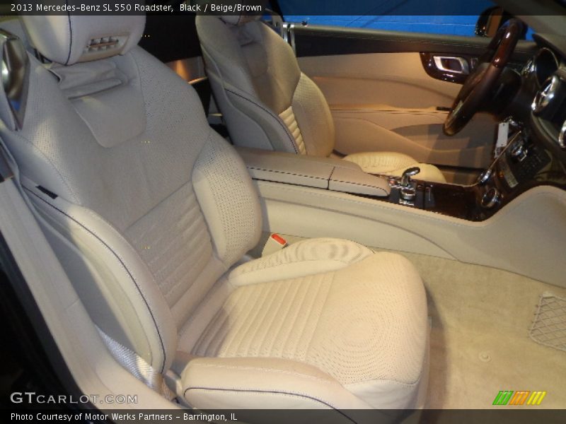 Black / Beige/Brown 2013 Mercedes-Benz SL 550 Roadster