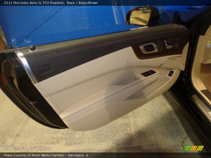 Black / Beige/Brown 2013 Mercedes-Benz SL 550 Roadster