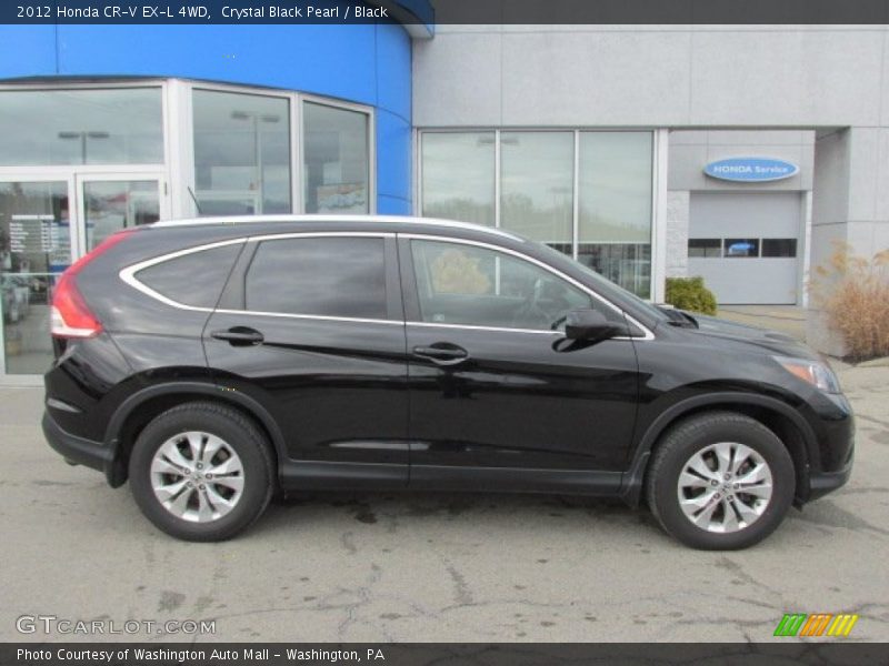 Crystal Black Pearl / Black 2012 Honda CR-V EX-L 4WD