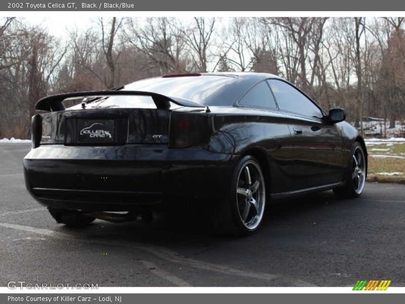 Black / Black/Blue 2002 Toyota Celica GT