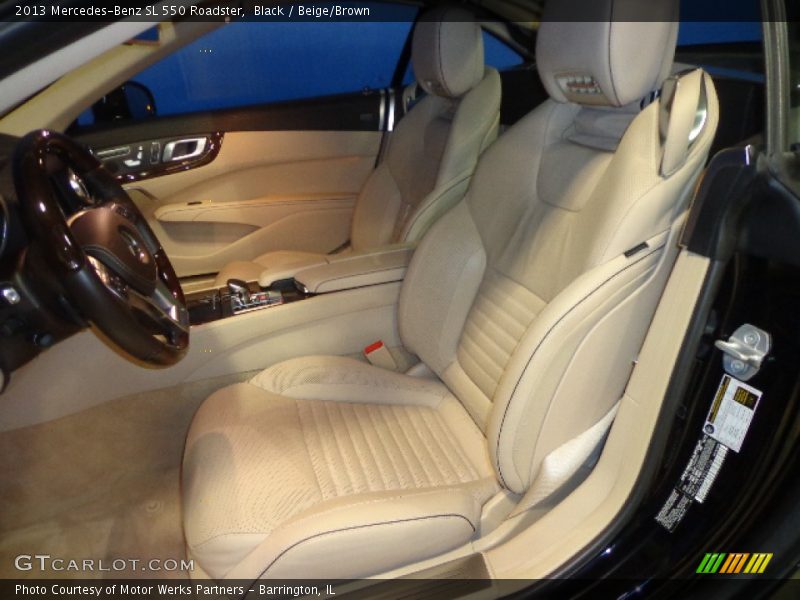 Black / Beige/Brown 2013 Mercedes-Benz SL 550 Roadster