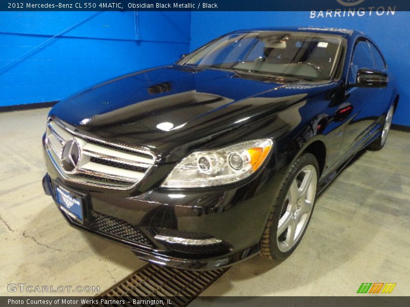 Obsidian Black Metallic / Black 2012 Mercedes-Benz CL 550 4MATIC