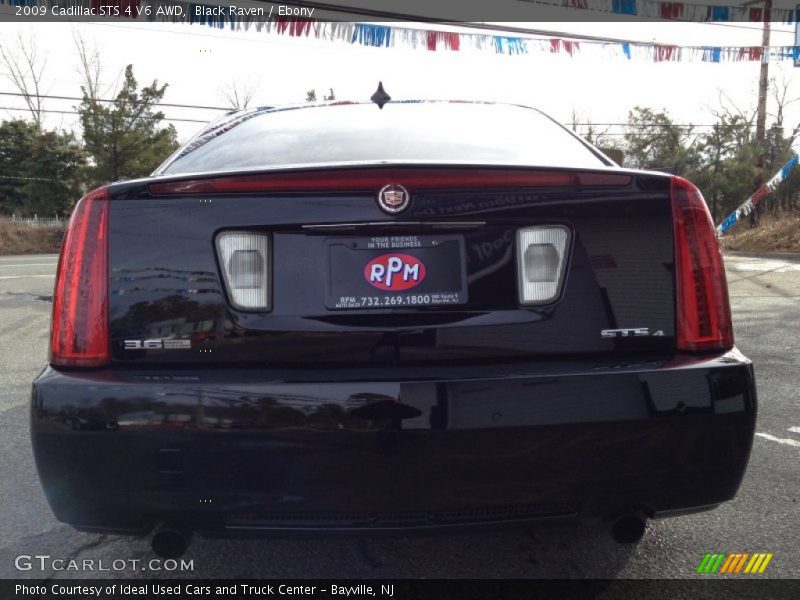 Black Raven / Ebony 2009 Cadillac STS 4 V6 AWD