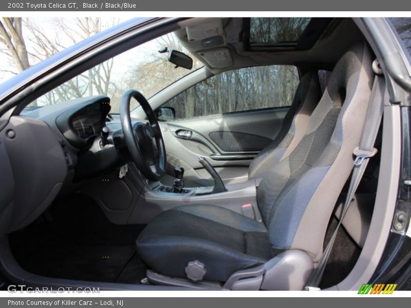 Black / Black/Blue 2002 Toyota Celica GT