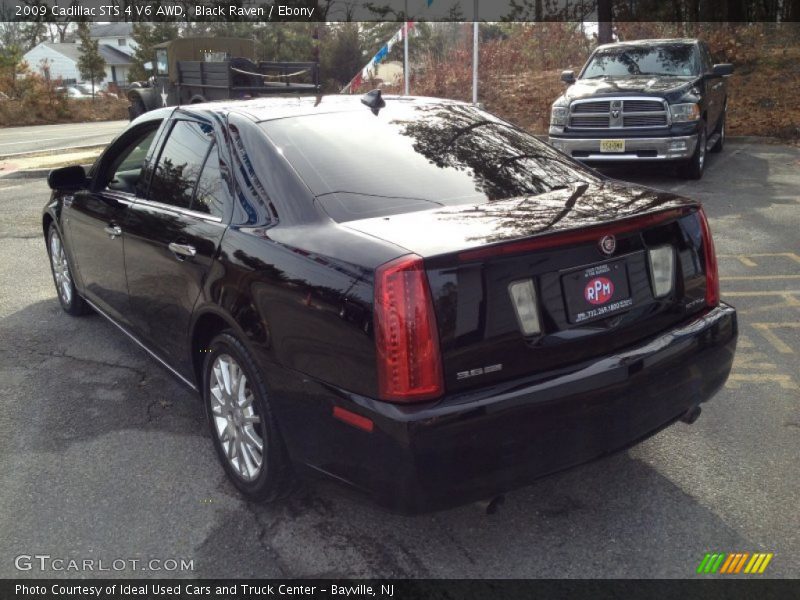 Black Raven / Ebony 2009 Cadillac STS 4 V6 AWD