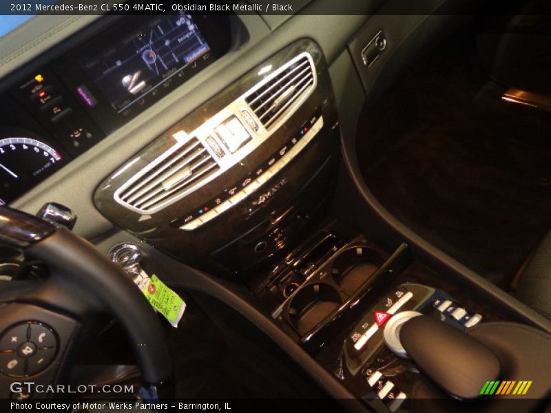Obsidian Black Metallic / Black 2012 Mercedes-Benz CL 550 4MATIC