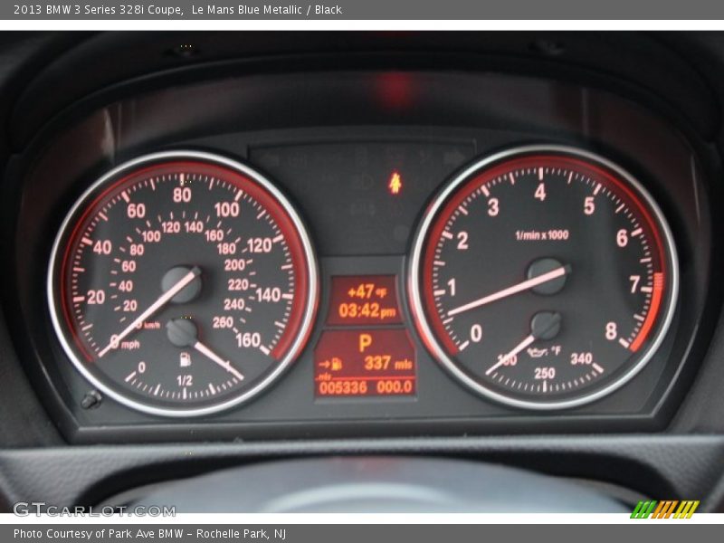  2013 3 Series 328i Coupe 328i Coupe Gauges