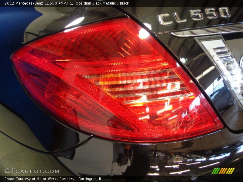 Obsidian Black Metallic / Black 2012 Mercedes-Benz CL 550 4MATIC