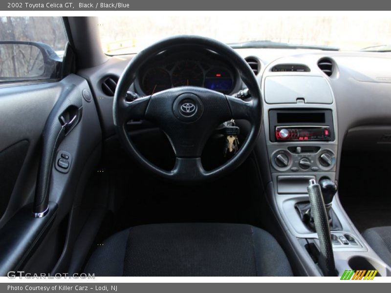 Black / Black/Blue 2002 Toyota Celica GT