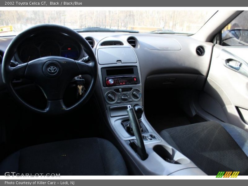 Black / Black/Blue 2002 Toyota Celica GT