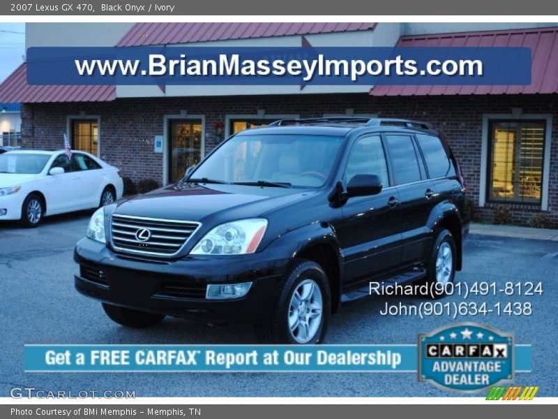 Black Onyx / Ivory 2007 Lexus GX 470
