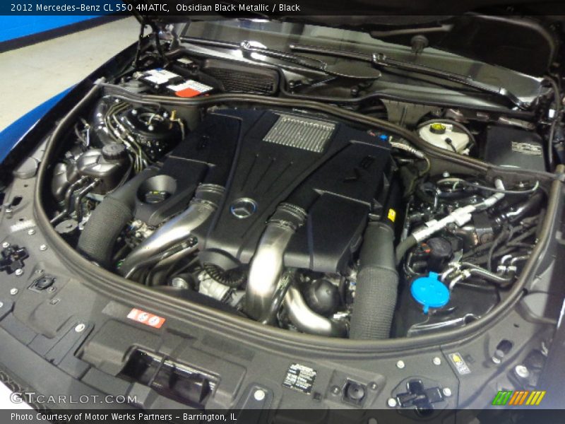 Obsidian Black Metallic / Black 2012 Mercedes-Benz CL 550 4MATIC