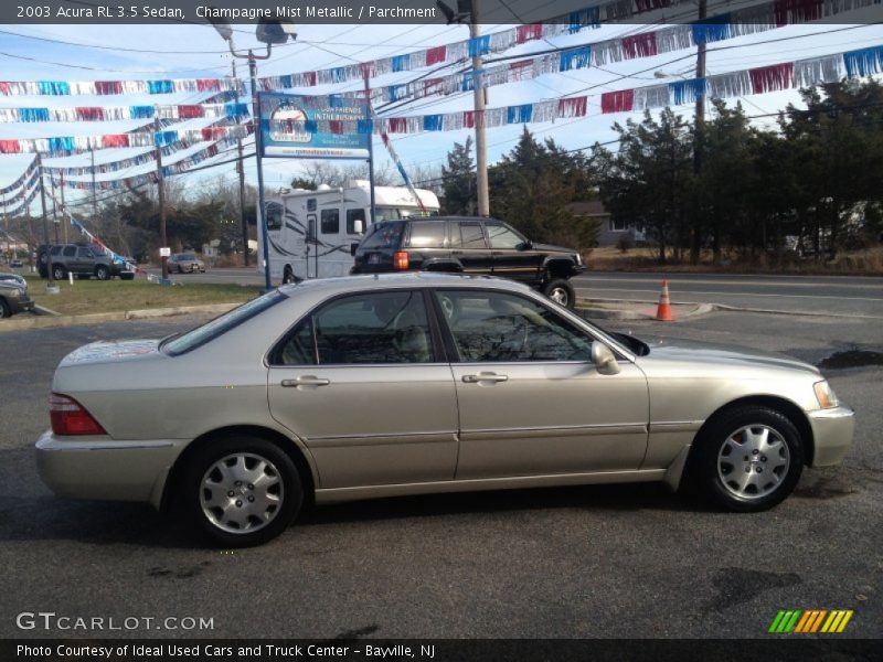  2003 RL 3.5 Sedan Champagne Mist Metallic