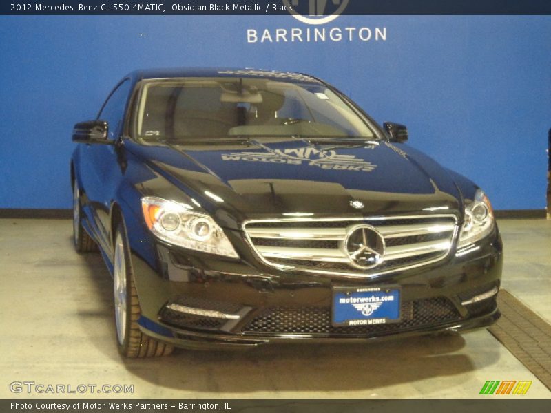 Obsidian Black Metallic / Black 2012 Mercedes-Benz CL 550 4MATIC