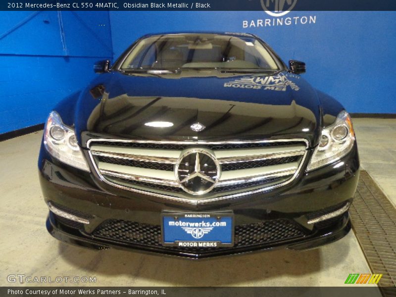 Obsidian Black Metallic / Black 2012 Mercedes-Benz CL 550 4MATIC