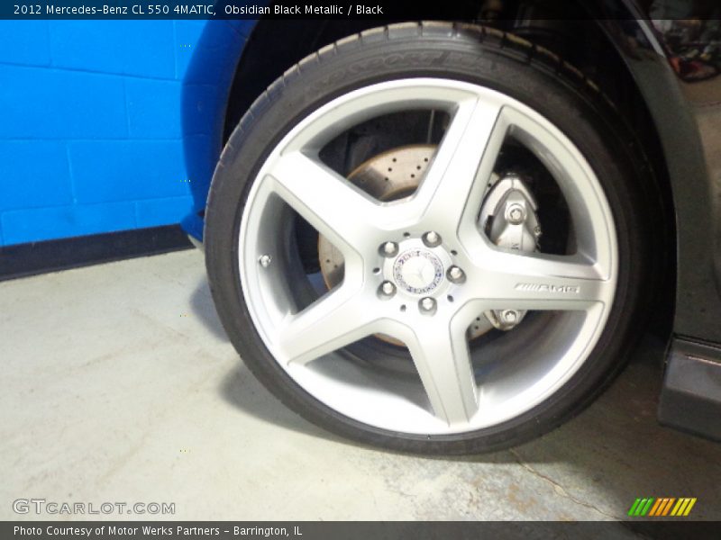 Obsidian Black Metallic / Black 2012 Mercedes-Benz CL 550 4MATIC