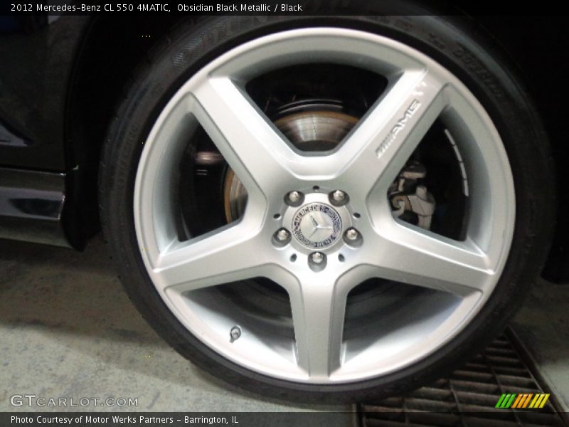 Obsidian Black Metallic / Black 2012 Mercedes-Benz CL 550 4MATIC