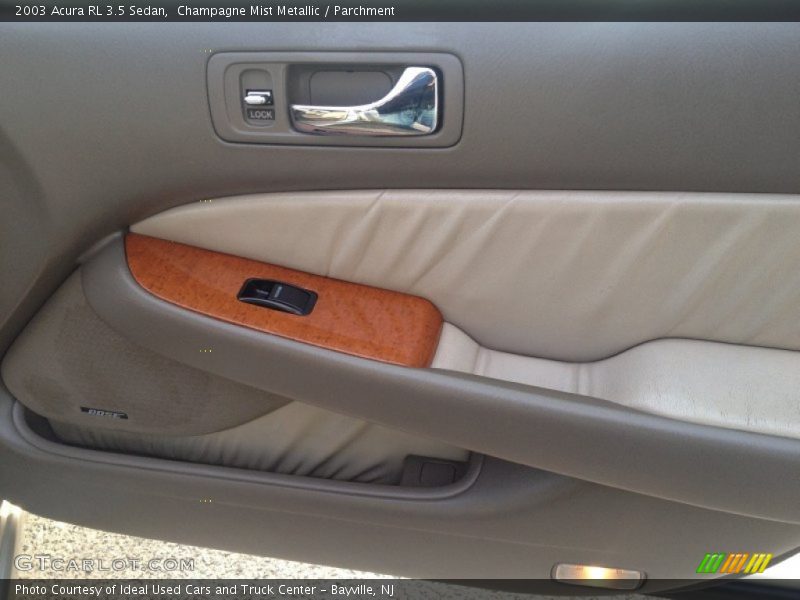 Champagne Mist Metallic / Parchment 2003 Acura RL 3.5 Sedan