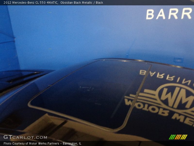 Obsidian Black Metallic / Black 2012 Mercedes-Benz CL 550 4MATIC