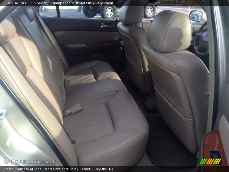 Champagne Mist Metallic / Parchment 2003 Acura RL 3.5 Sedan