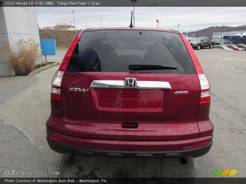 Tango Red Pearl / Gray 2010 Honda CR-V EX AWD