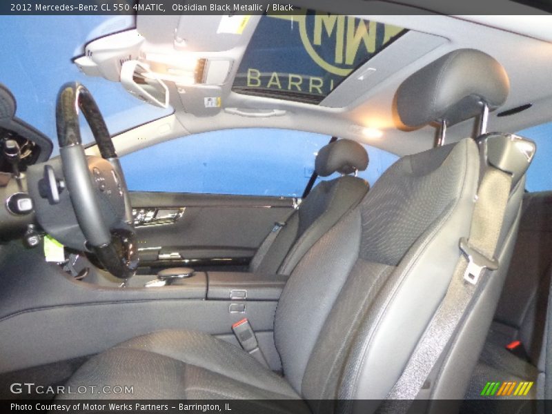 Obsidian Black Metallic / Black 2012 Mercedes-Benz CL 550 4MATIC