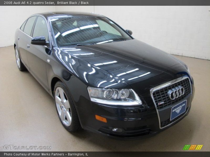 Brilliant Black / Black 2008 Audi A6 4.2 quattro Sedan