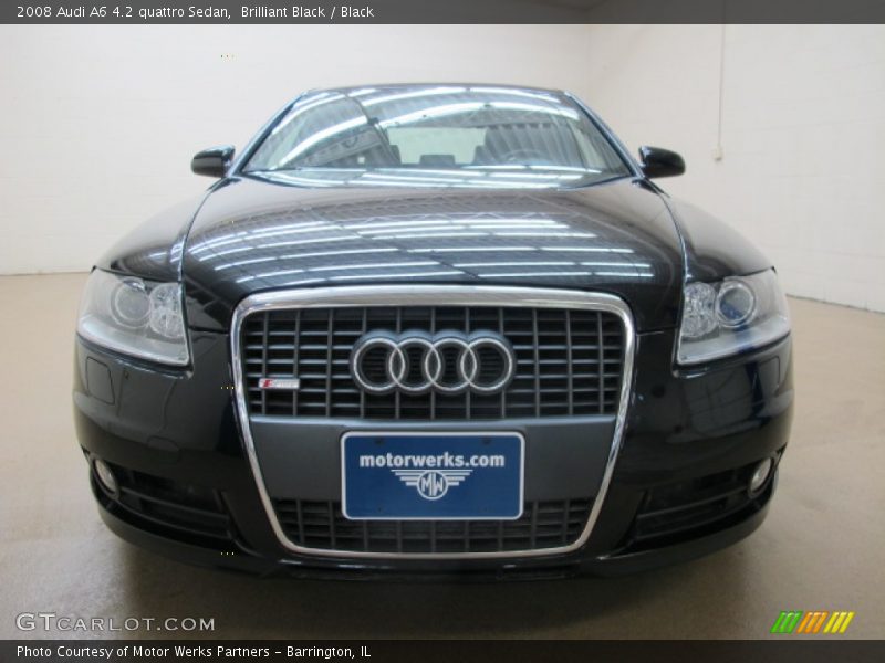 Brilliant Black / Black 2008 Audi A6 4.2 quattro Sedan