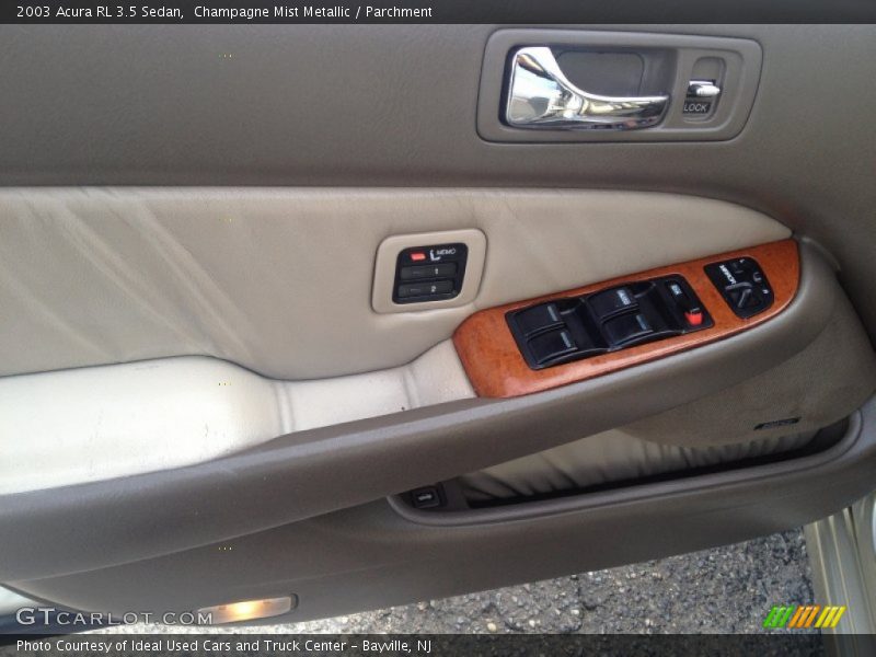 Champagne Mist Metallic / Parchment 2003 Acura RL 3.5 Sedan
