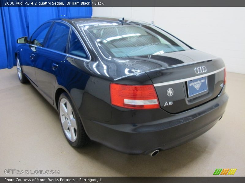 Brilliant Black / Black 2008 Audi A6 4.2 quattro Sedan